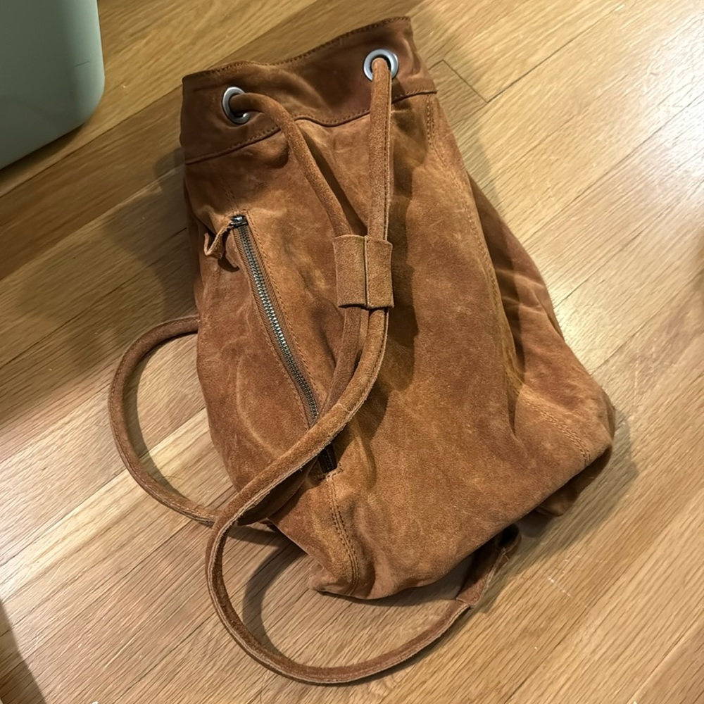 Suede madewell backpack
